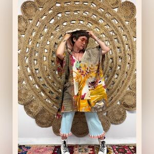 Kantha Bae Peace and Love Poncho